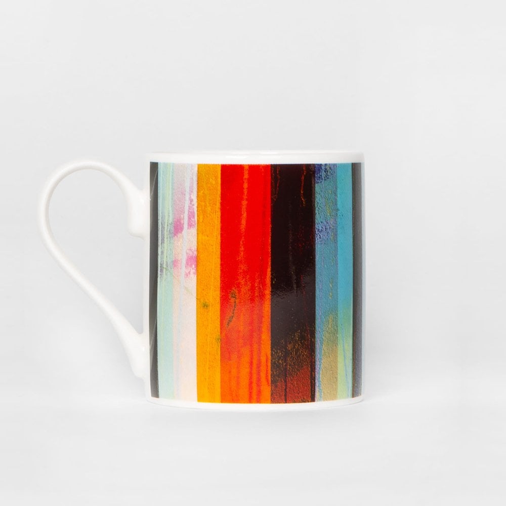- 'Artist Stripe' Print Bone China Mug