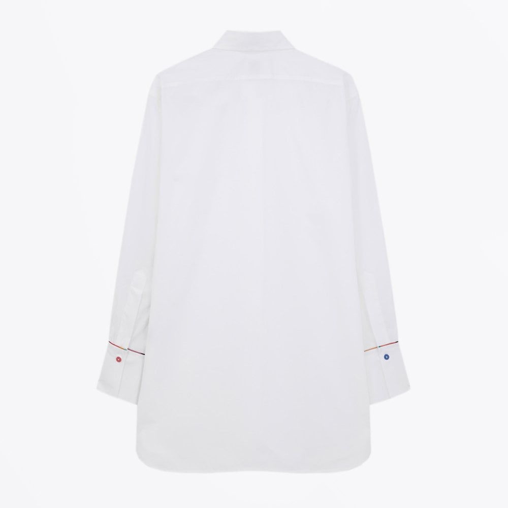 - Pocket Trim Shirt - White