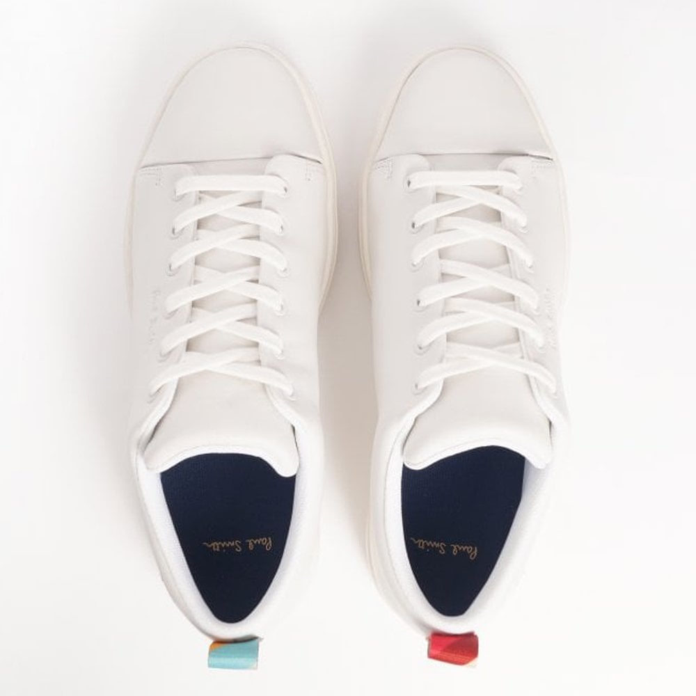 Leather 'Lee' Heart Trainers - White