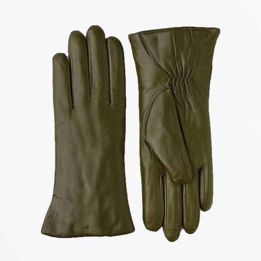 - Elisabeth - Leather Glove - Green