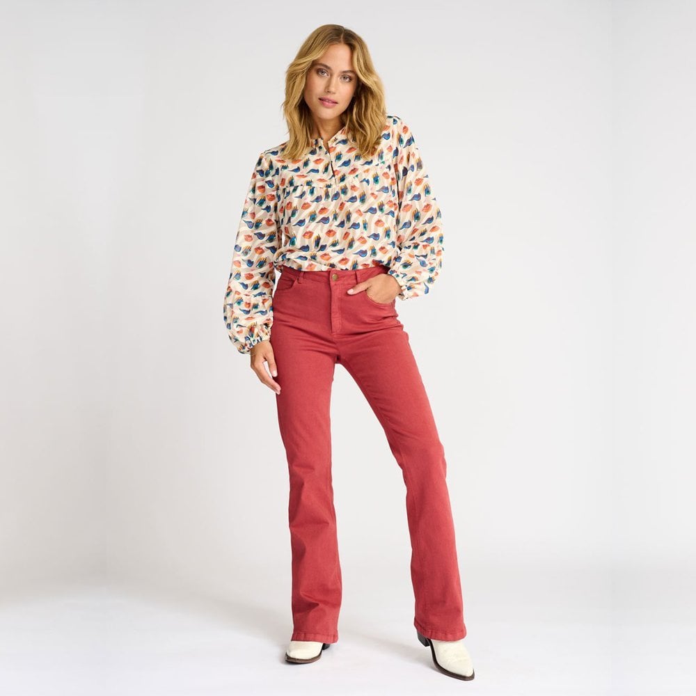 - 'Winks and Kisses' Print Top - Ivory