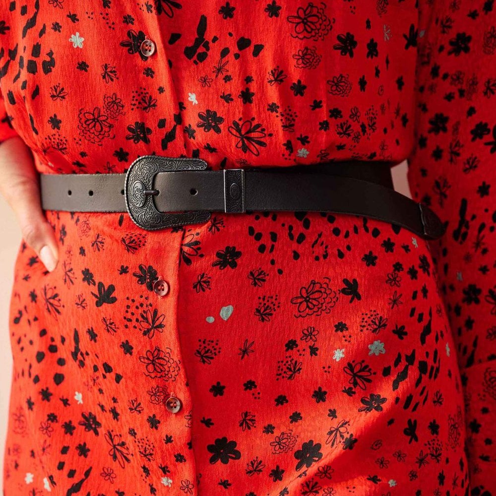 - City Charms Midi Dress - Red