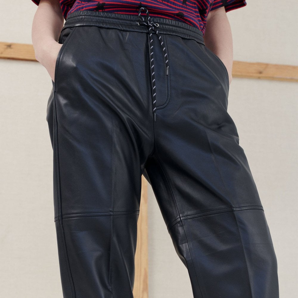 Nolo - Leather Trousers - Black