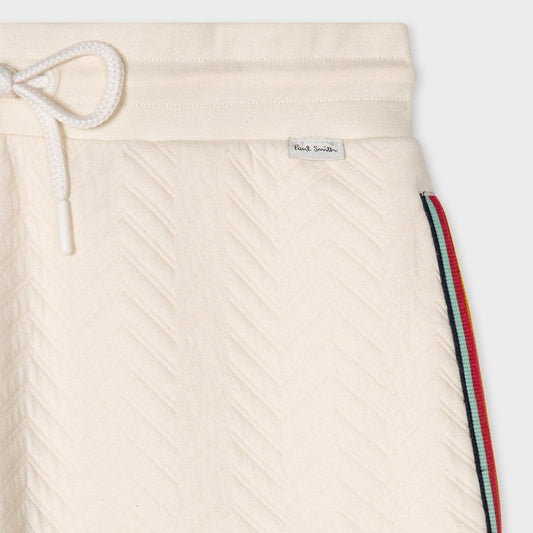 - Women's Stripe Cotton Sweatpants - Off-White