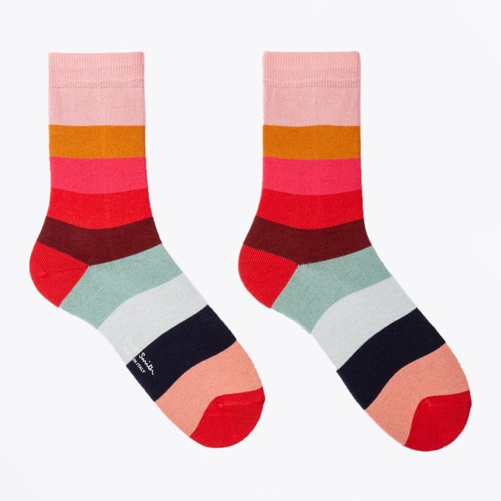 - Women's Isla 'Swirl' Stripe Socks - Multi