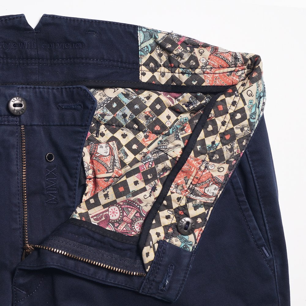 Lupus - Slim Stretch Chinos - Navy
