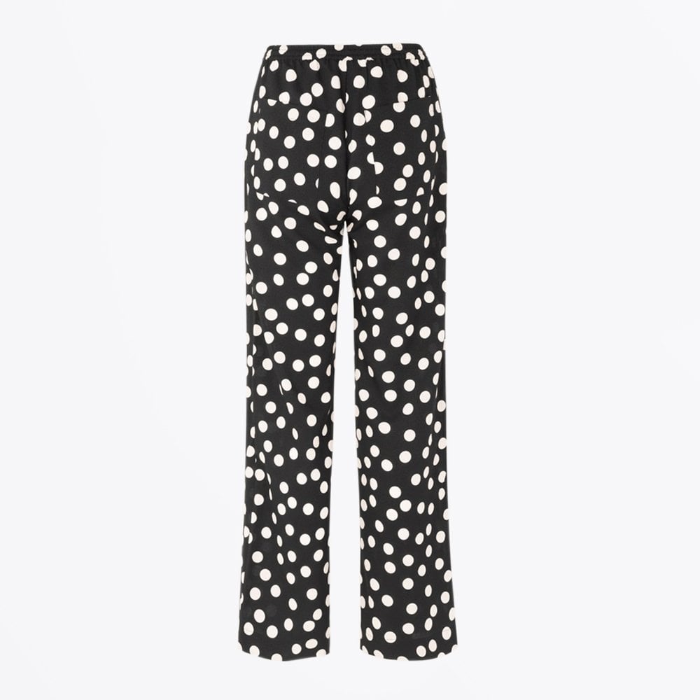 Gulcan - Polka Dot Pants - Black