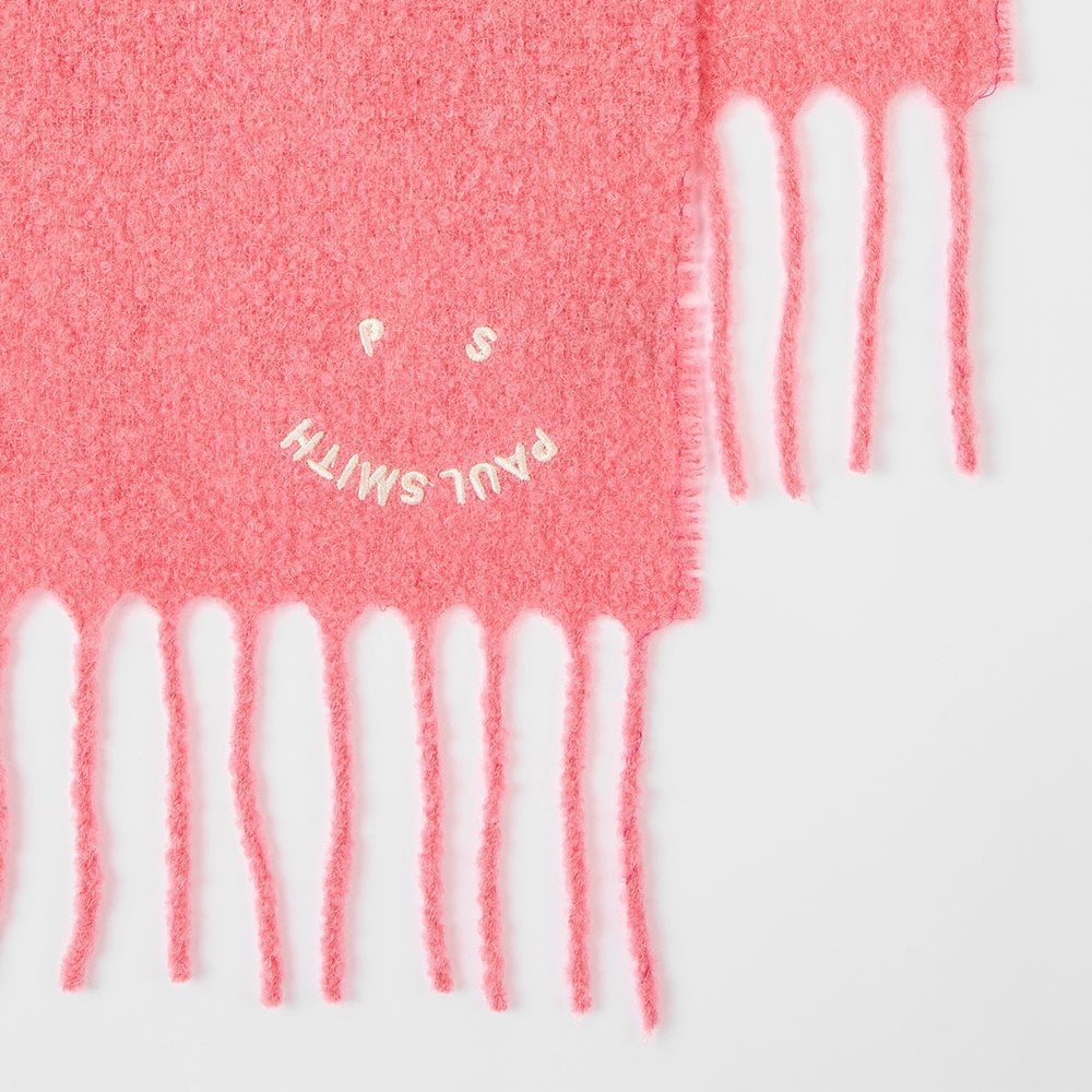 - Alpaca-Blend 'Happy' Scarf - Pink
