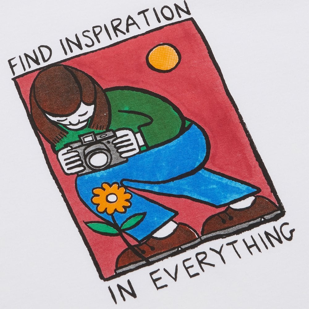 - 'Inspiration' Print T-Shirt - White