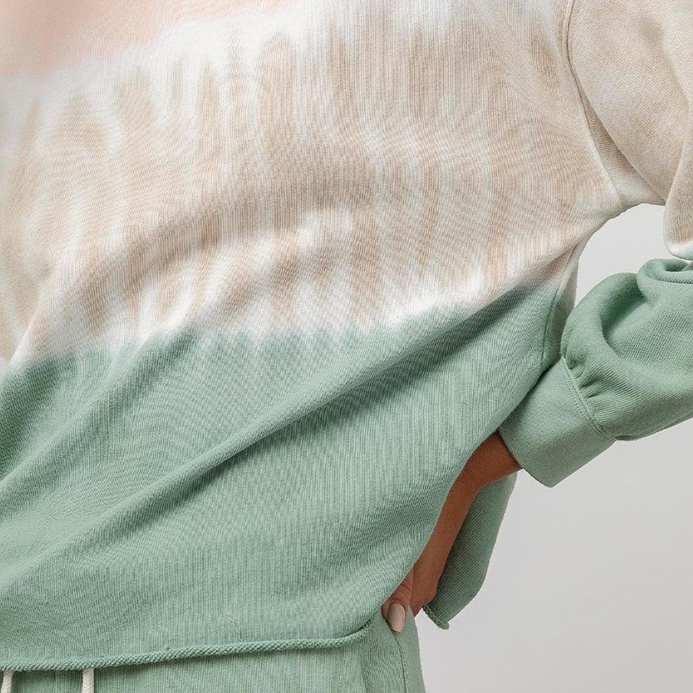 - Reeves - Tie-Dye Sweater - Green/Peach