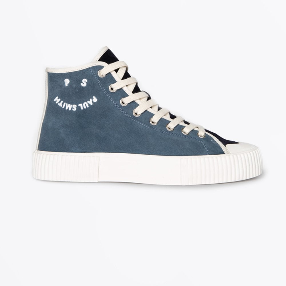 Paul Smith - - Suede 'Kibby' Hi-Top Sneakers - Blue – MR \u0026 MRS STITCH.COM