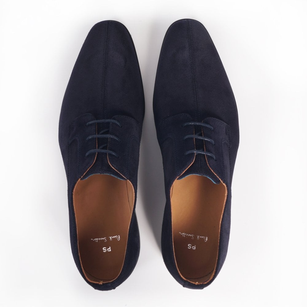 - Chesney - Leather Suede Shoe - Navy