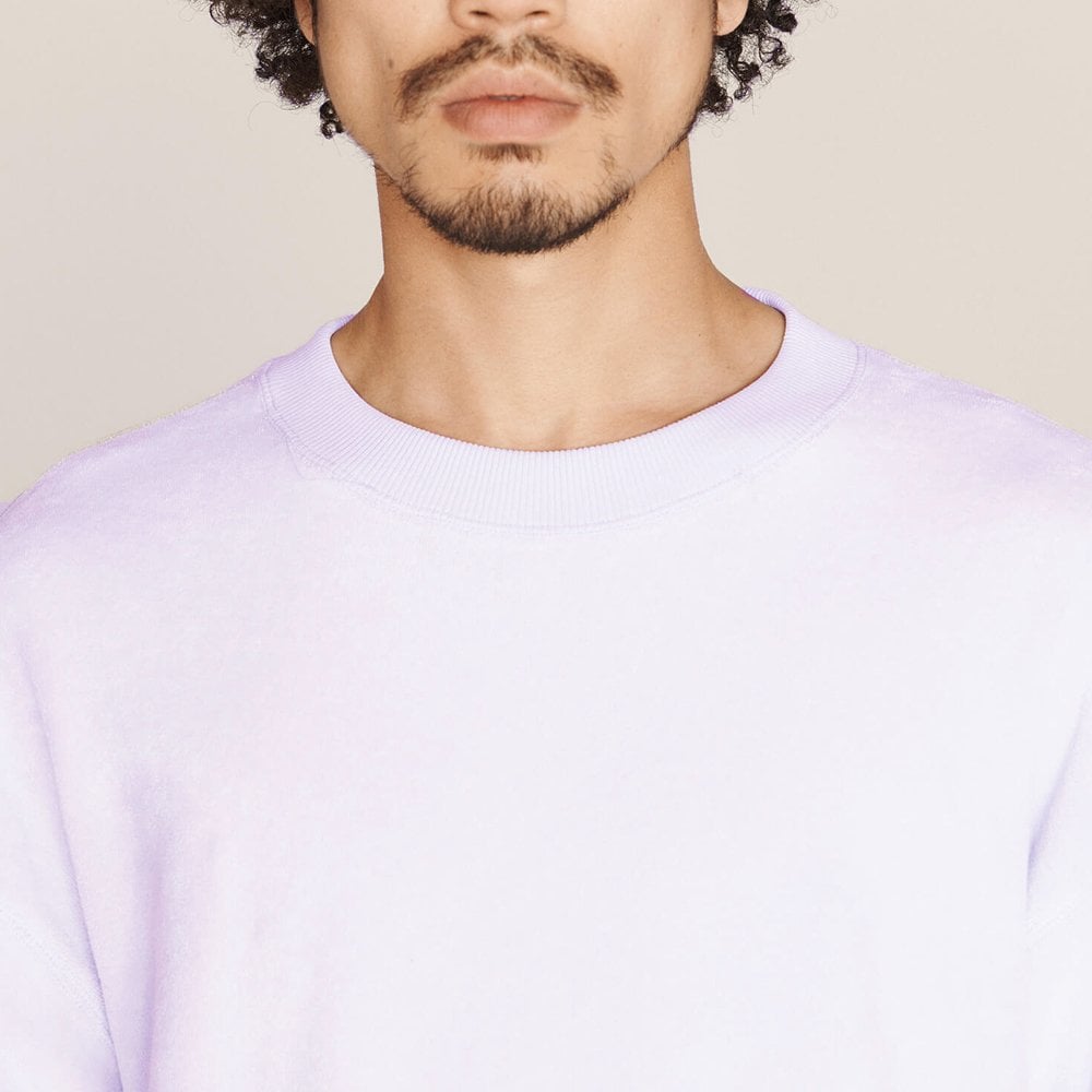 - Organic Cotton Terry Sweatshirt - Lilac