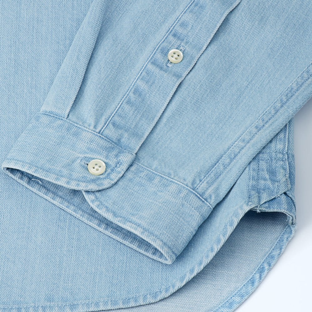 - Brook - Denim Shirt - Light Blue