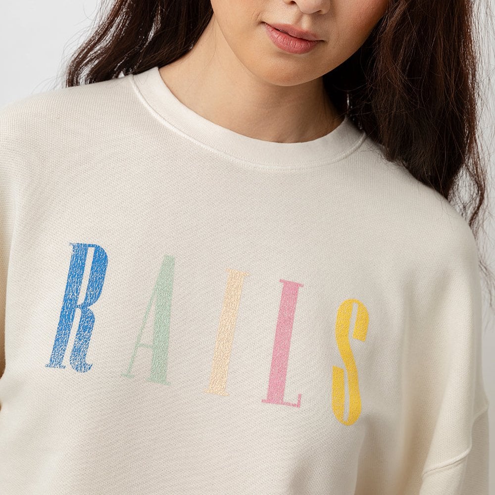 - Rails Signature Sweatshirt - Ivory