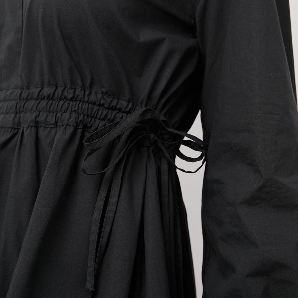 Ivy Cotton Mini Dress - Black