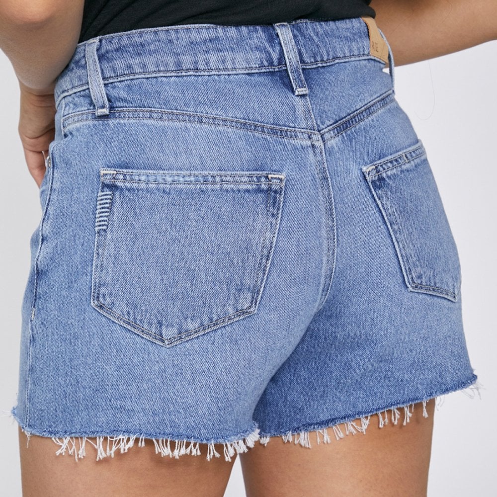 - Noella - Cut-Off Denim Shorts - Blue