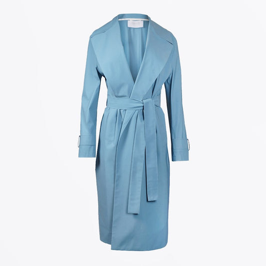 - Technical Trench Coat - Blue