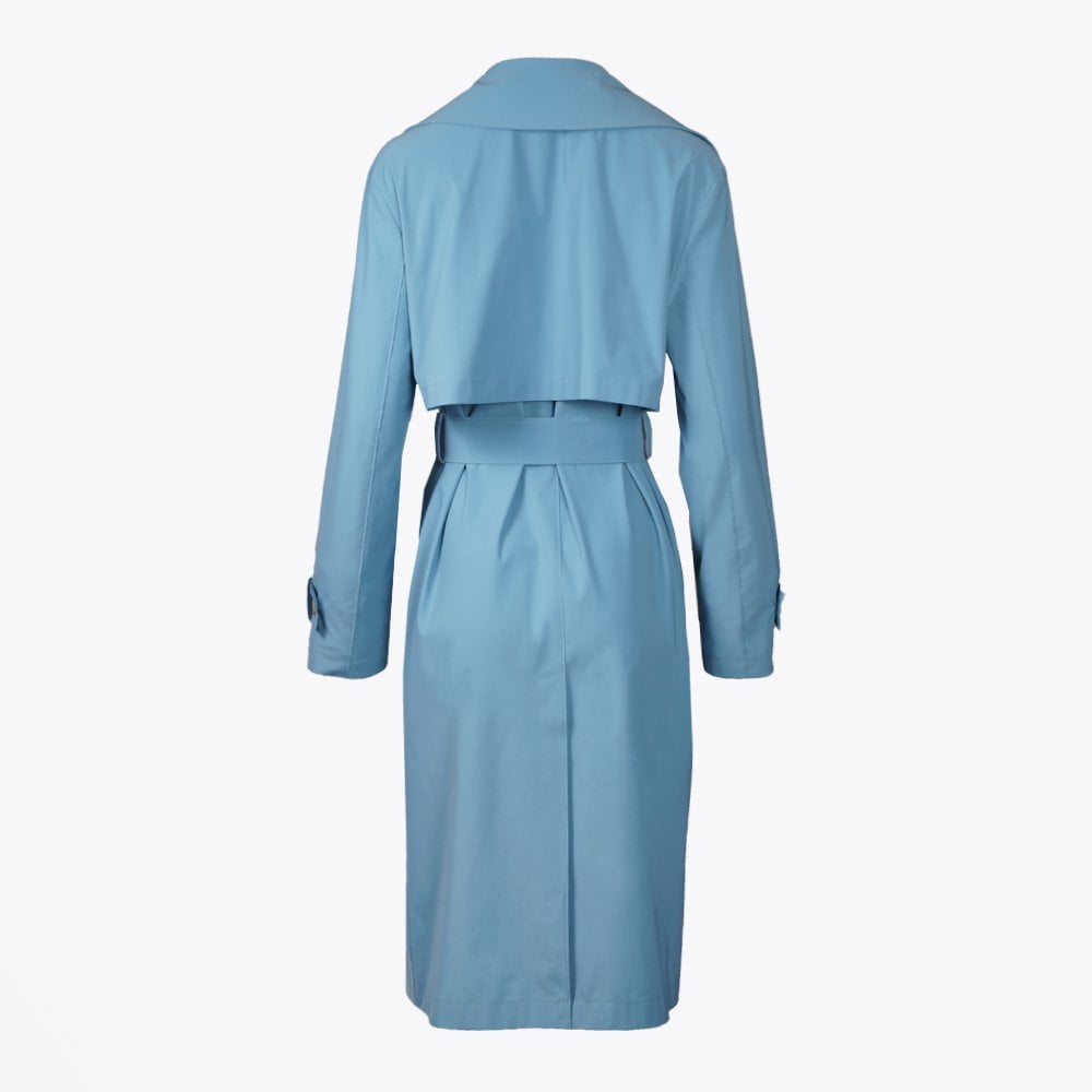 - Technical Trench Coat - Blue