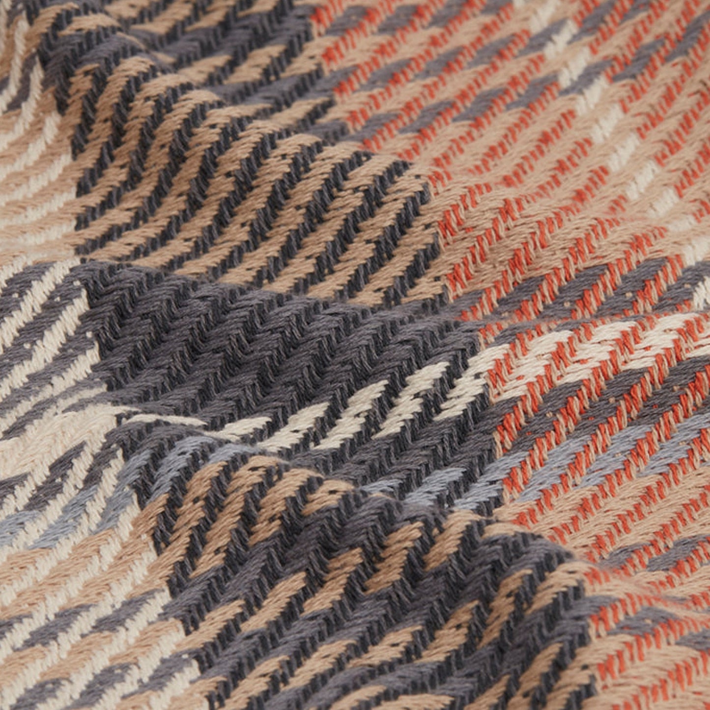 - Whiting - Plaid Overshirt - Orange/Grey