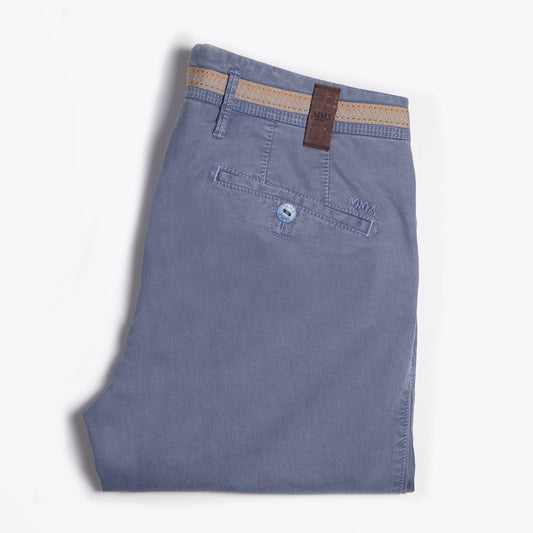 - Apus - Slim Stretch Trouser - Light Blue