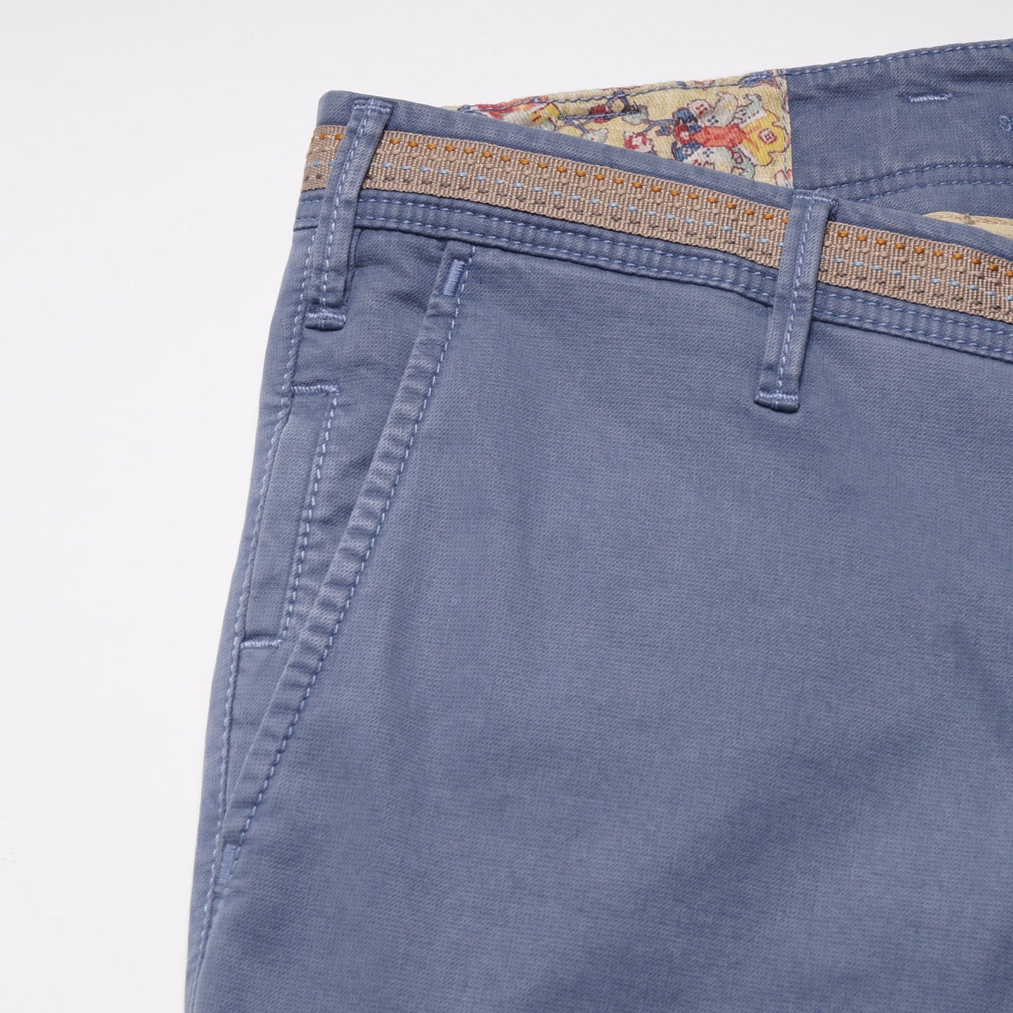 - Apus - Slim Stretch Trouser - Light Blue