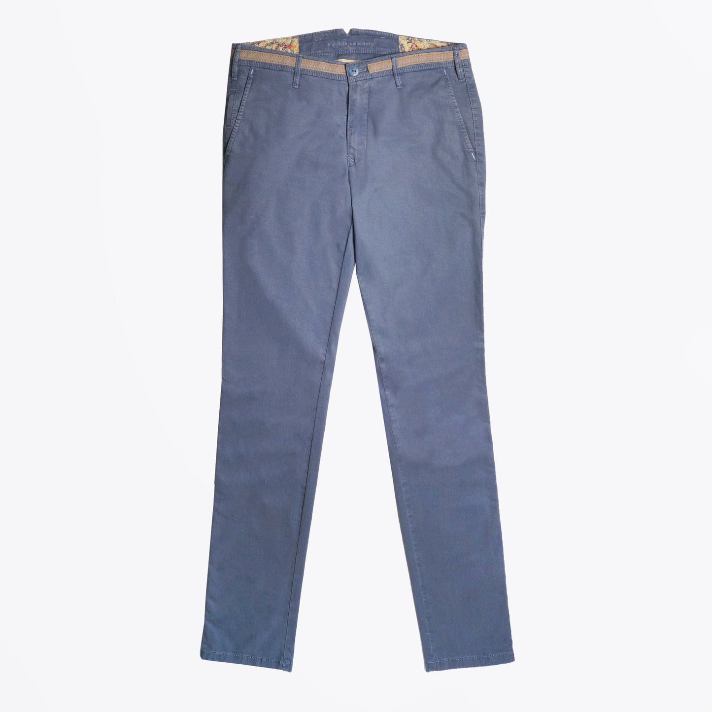 - Apus - Slim Stretch Trouser - Light Blue