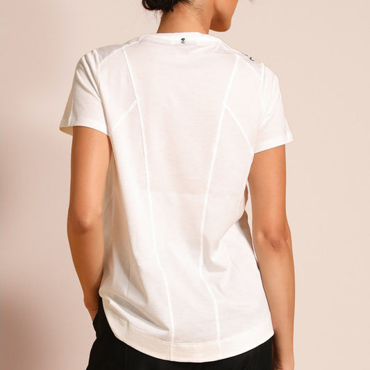 - Scrawl - Embroidered T-Shirt - Fantasia