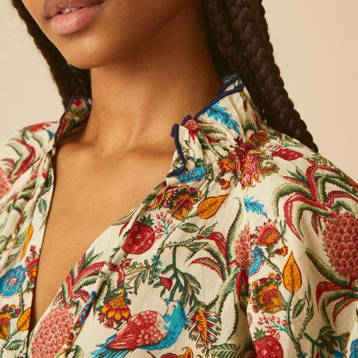 -Caris Top - Ananas Off White