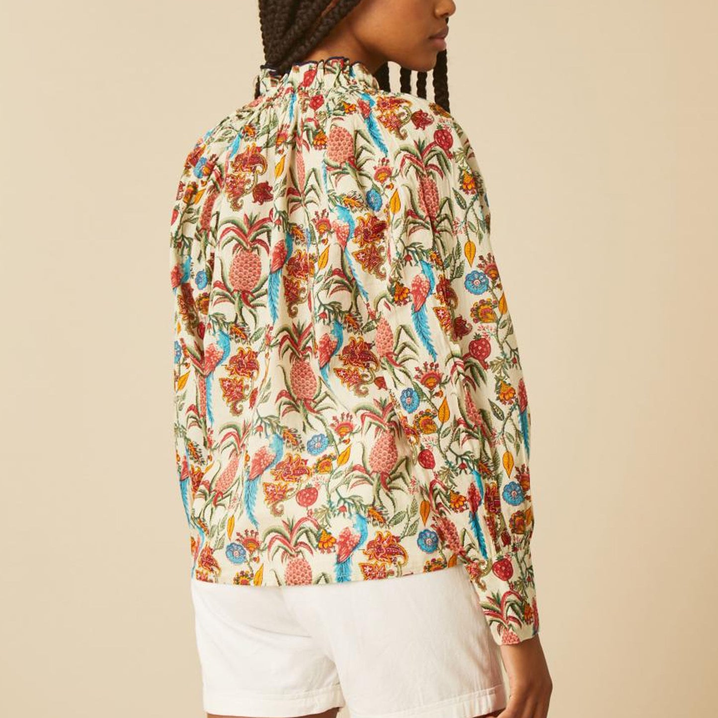 -Caris Top - Ananas Off White