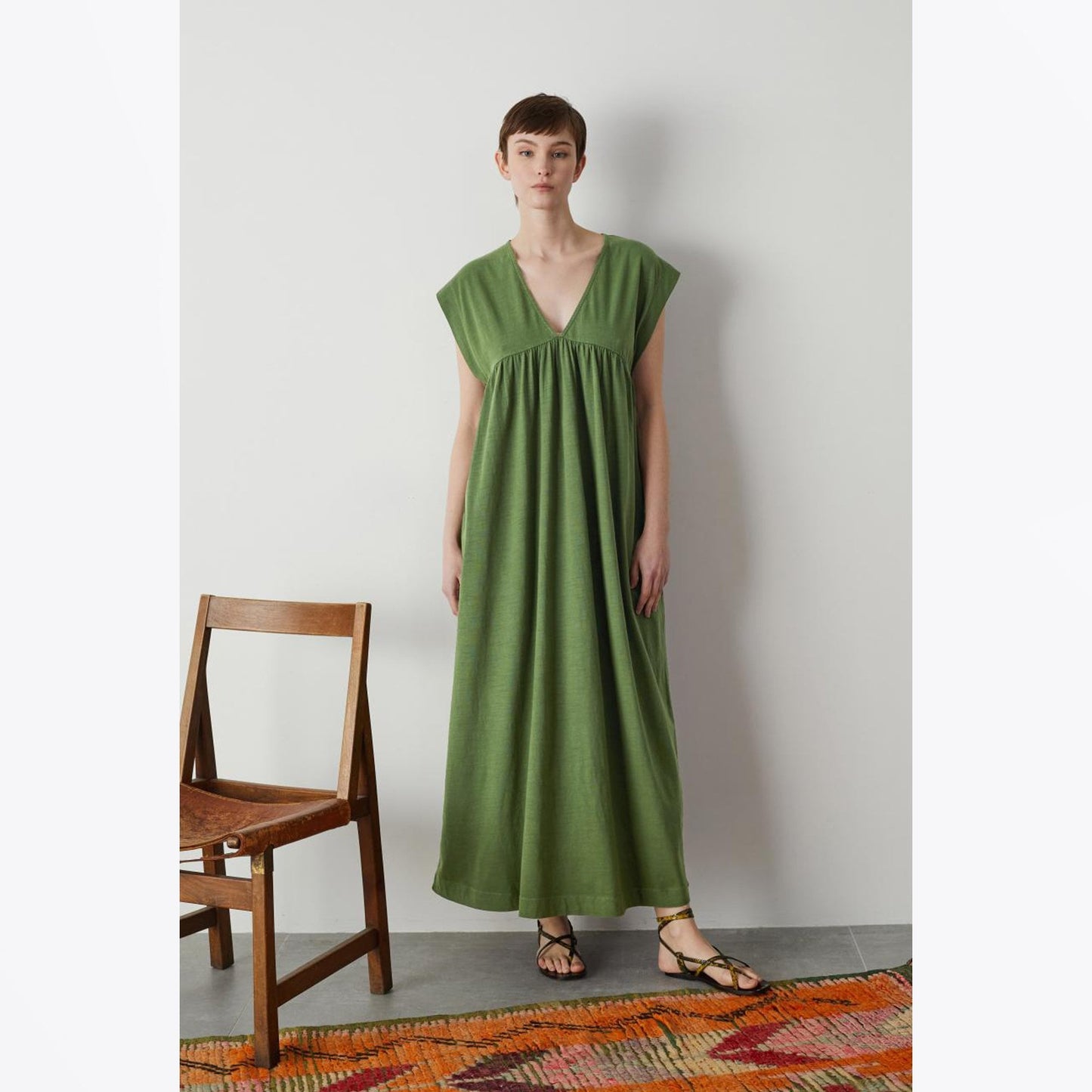 - Richard Basic Dress - Green