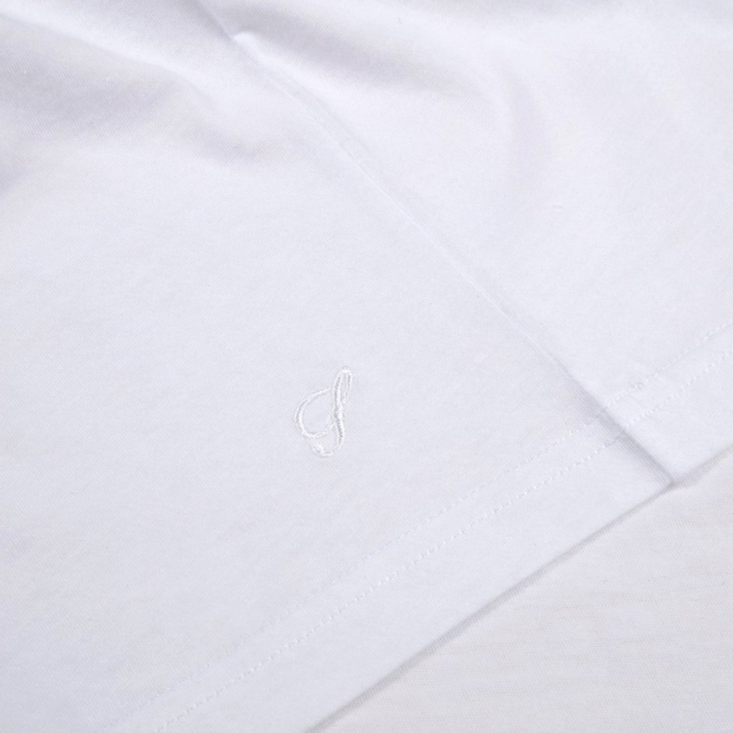 - Solid Cotton T-Shirt - White