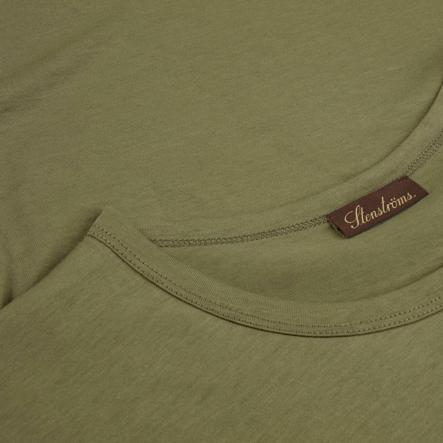- Solid Cotton T-Shirt - Green