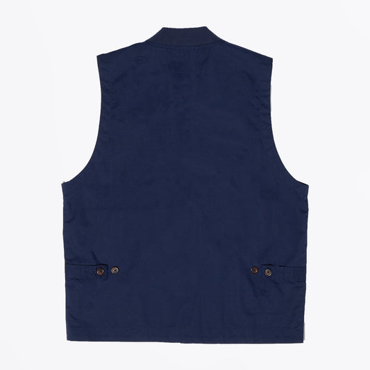 - Watchman - Fine Twill Waistcoat - Navy
