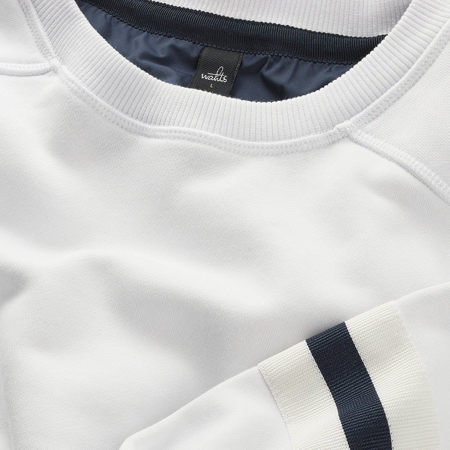 - Moore Crew Neck Sweater - Pure White