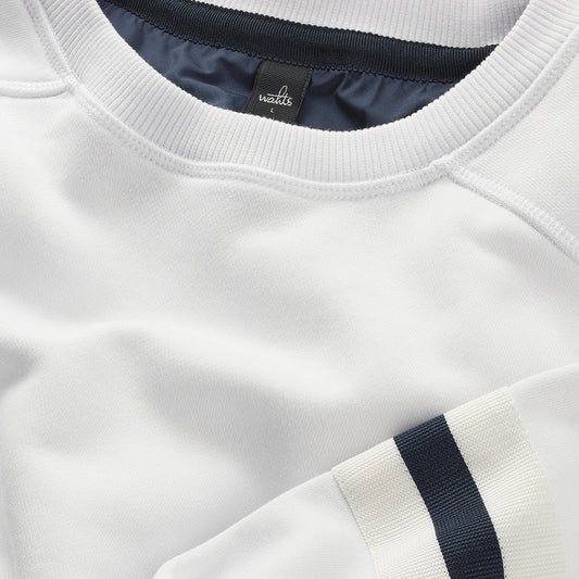 - Moore Crew Neck Sweater - Pure White