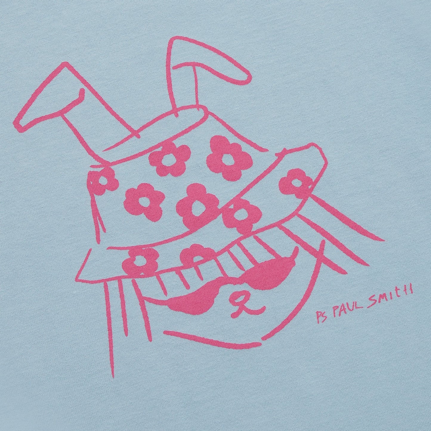 - Bucket Hat Bunny T-Shirt - Blue