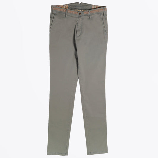 - Apus - Slim Stretch Trousers - Green