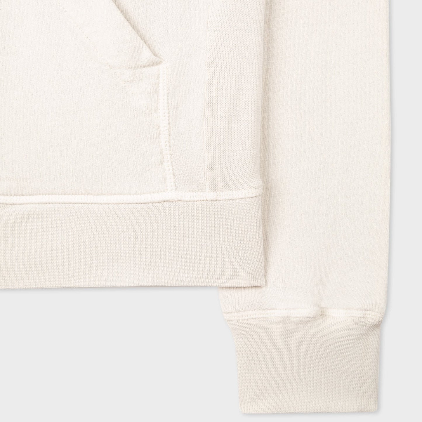 - Embroidered Zebra Hoody - Off White