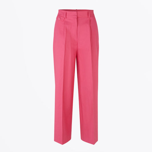 - Saoirse Wide Leg Trousers - Honeysuckle Pink