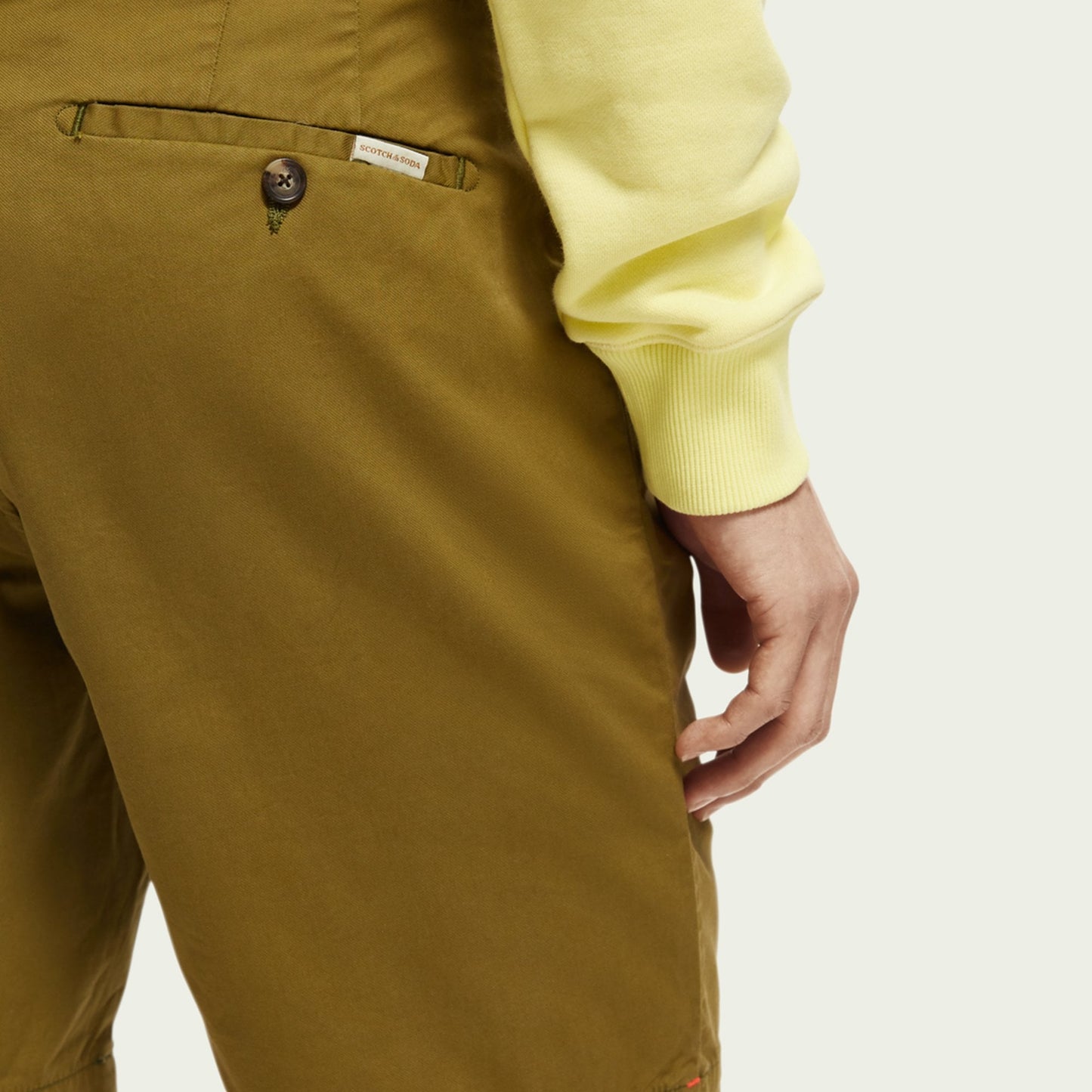 - Stuart - Pima Cotton Shorts - Lizard