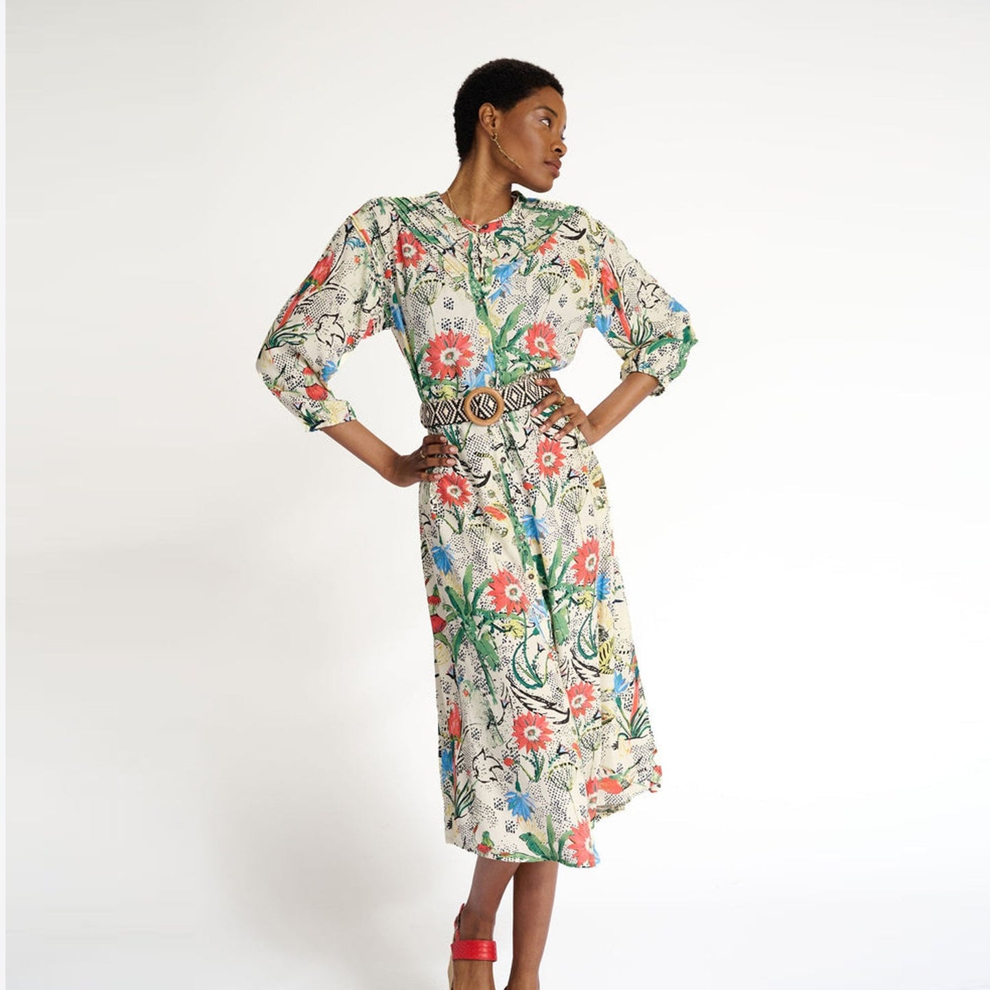 - Wild Empire Dress - Ivory