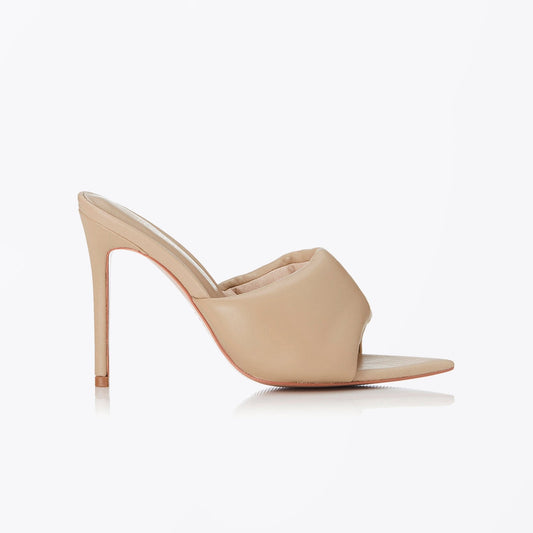 - Dulce High Heeled Shoes - Natural