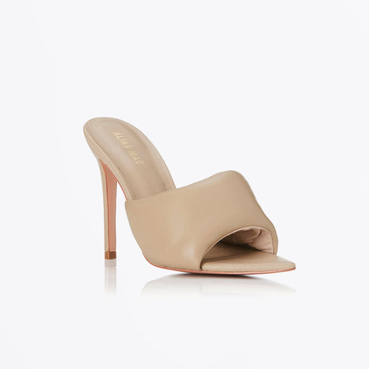 - Dulce High Heeled Shoes - Natural