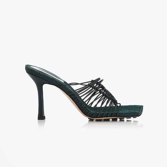 - Lettie High Heel Shoes - Forest