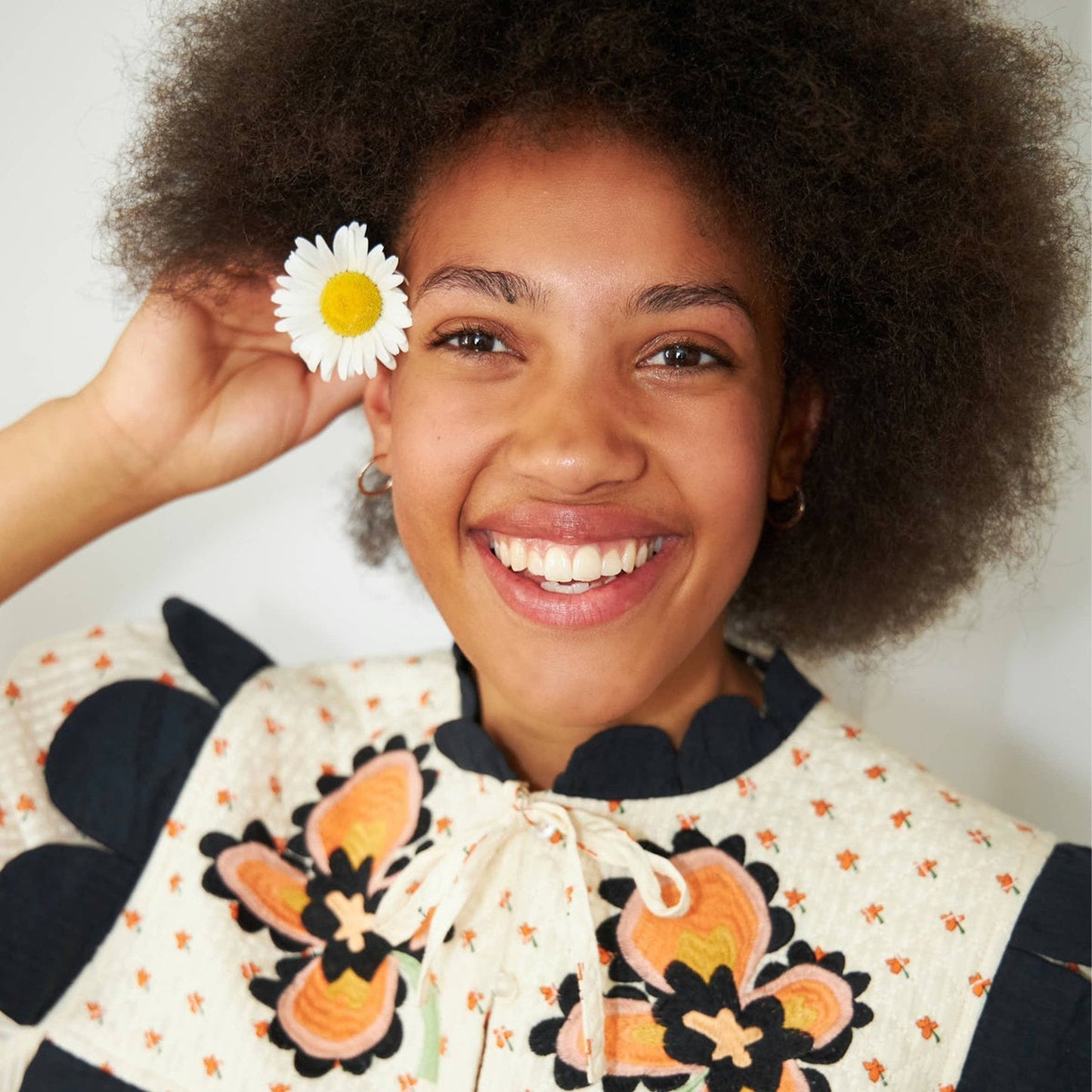 Loan Mae Dress - Light Flowers
