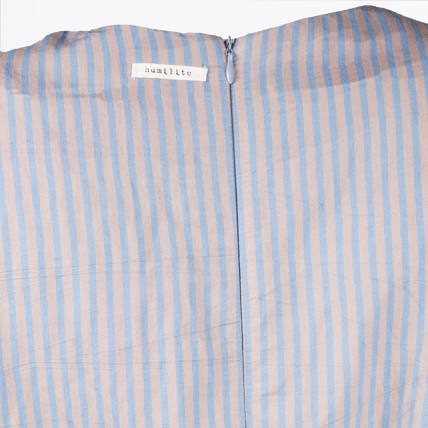 - Reva Striped Belted Jumpsuit - Blue