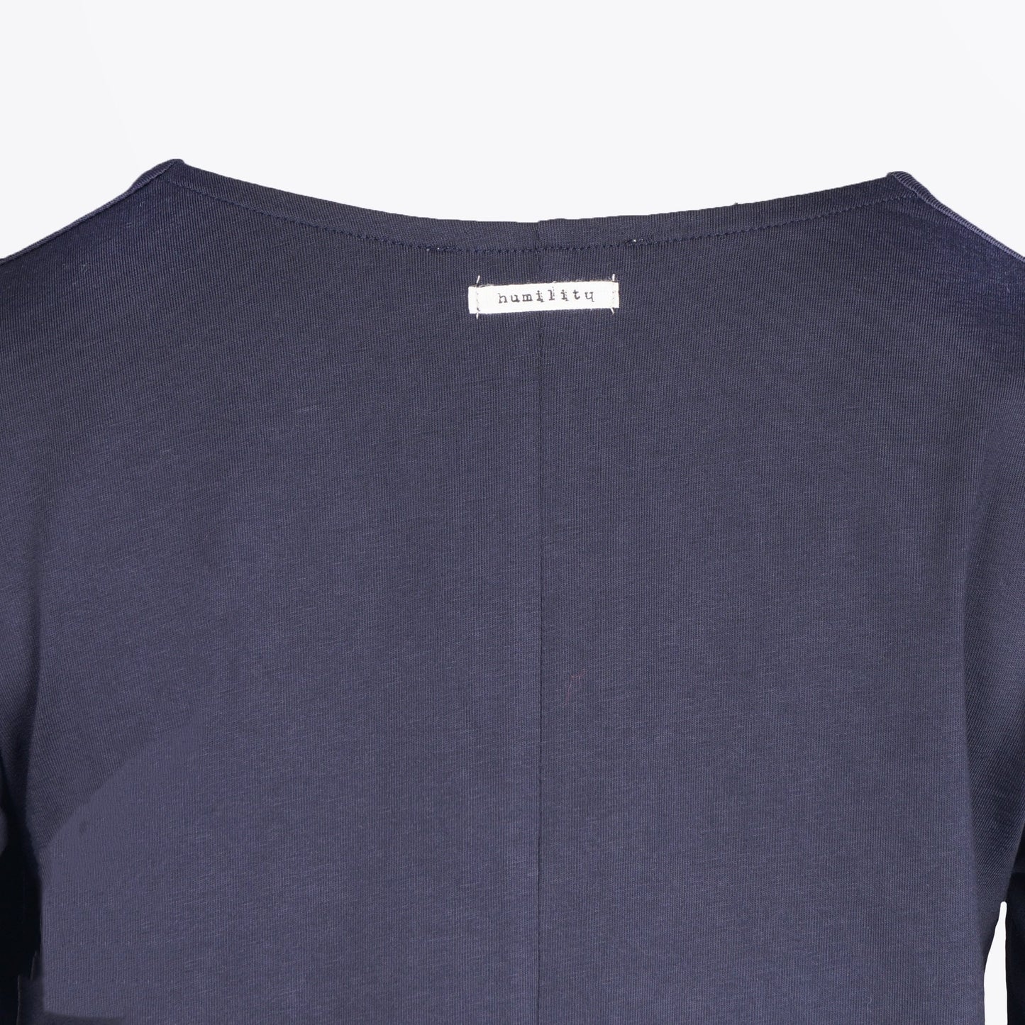 Flavy V-Neck Swing Dress - Navy