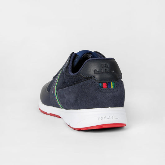 - Ames Huey Mesh Trainers - Dark Navy