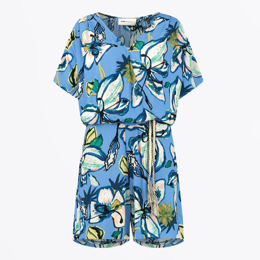 - Lily Marina Blue Jumpsuit - Lily Marina Blue